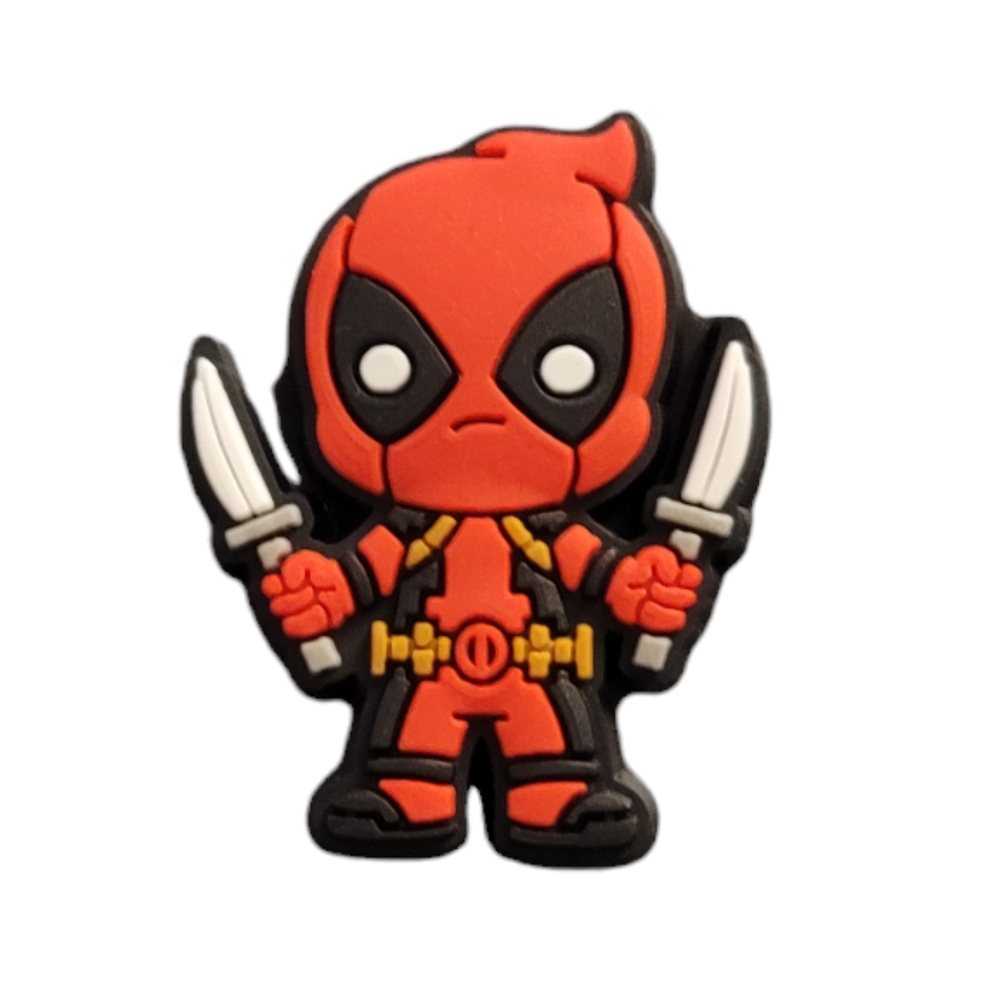 🎉 NEW Deadpool Croc Charm